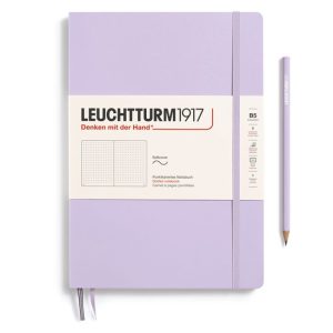Leuchtturm Leuchtturm Lilac, Softcover, Composition (B5), 123 p., dotted