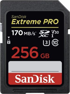 SanDisk SanDisk SDXC Extreme Pro 256GB 170mb/ 90mb U3 V30