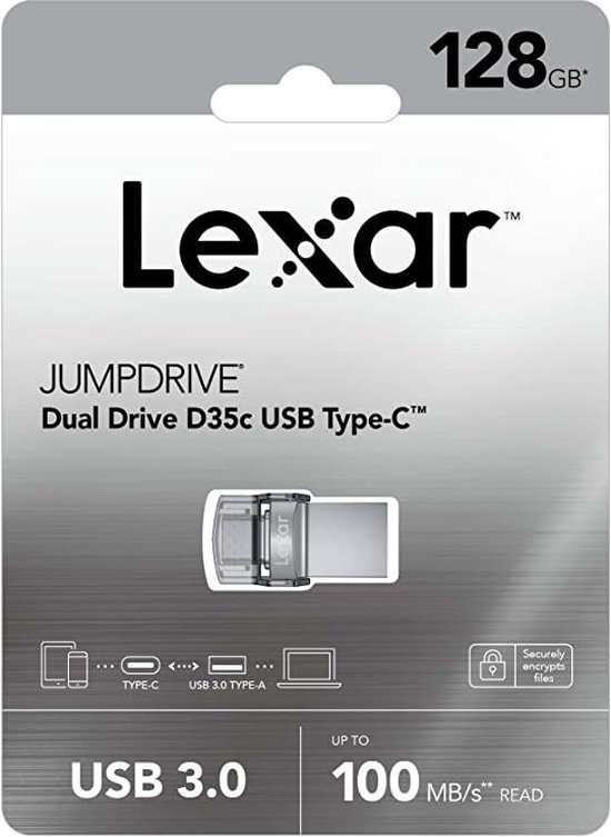 Lexar Lexar 128GB Dual Type-C and Type-A USB 3.0