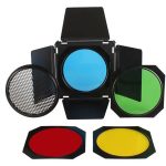 StudioKing StudioKing Kleppenset SK-BD18 met Kleurenfilters en Honingraat