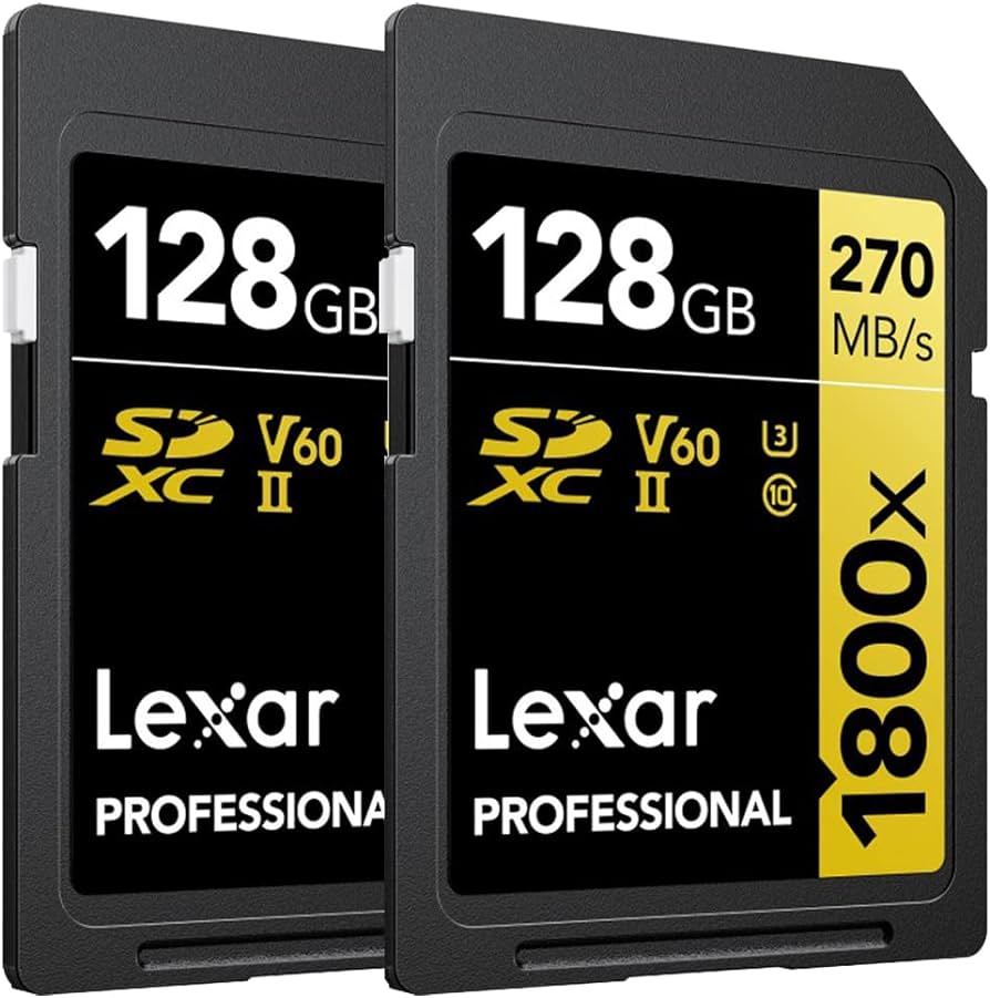 Lexar Lexar Professional GOLD SDXC 1800x 128GB UHS-II V60 - 2PACK - Image 2