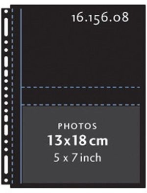 Henzo Henzo 10 Fototassen 13x18 zwart 230x297