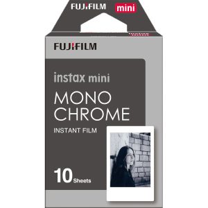 Fuji Fujifilm Instax Mini Colorfilm Monochrome Enkel pak