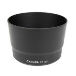 Caruba Caruba ET-63 zonnekap Zwart EF-S 55-250 F4.0-5.6 IS STM
