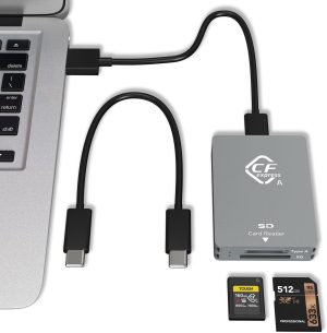 Rocketek Rocketek CFexpress Type A & SD3.0 Memory Card Reader