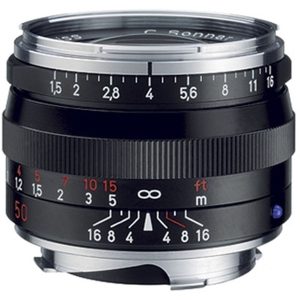 Zeiss Zeiss Carl C Sonnar T* 1.5/50 ZM SLR Zwart Leica M