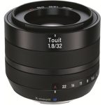 Zeiss Zeiss Carl Touit 1.8/32 MILC Zwart X-Mount objectief