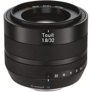Zeiss Zeiss Carl Touit 1.8/32 MILC Zwart X-Mount objectief