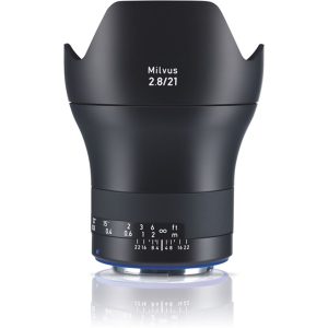 Zeiss Zeiss Carl Milvus 2.8/21 SLR Groothoeklens Canon EF Zwart