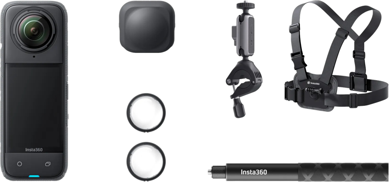 Insta360 Insta360 X4 Bike Bundle actiesportcamera 72 MP 8K Ultra HD CMOS 25,4 / 2 mm (1 / 2") Wifi 500 g