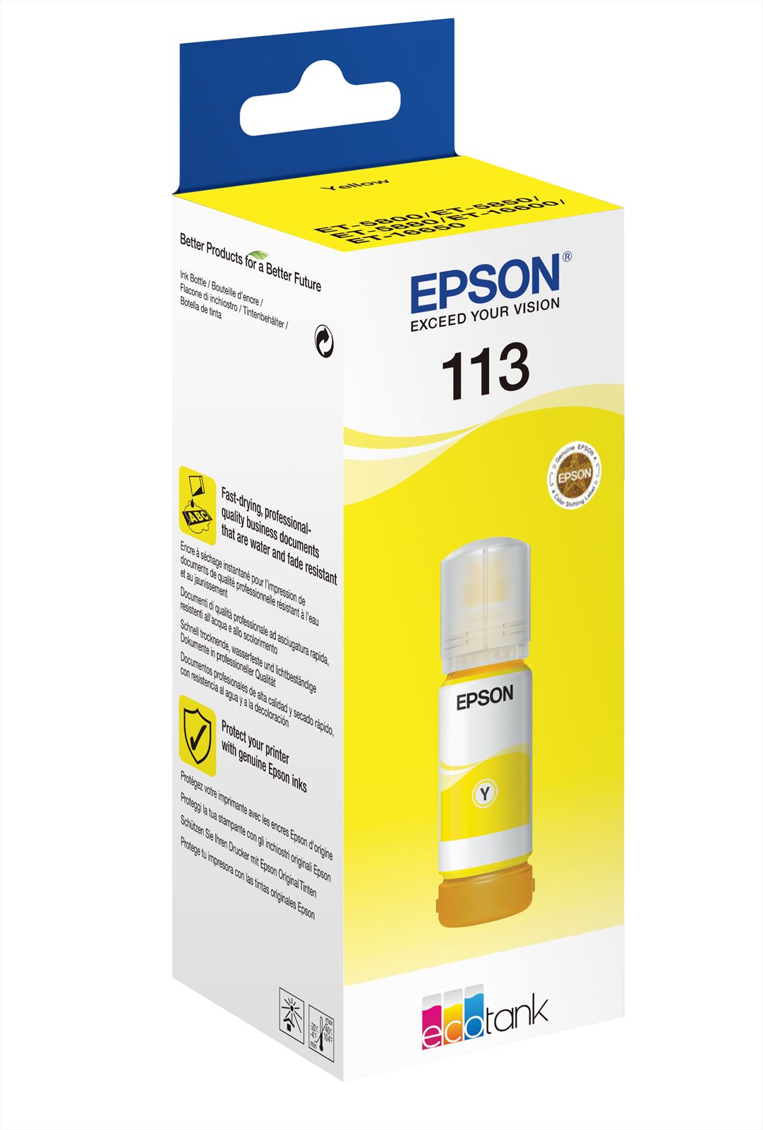 Epson Epson 113 EcoTank Pigment Yellow - Image 2