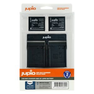 Jupio Jupio Value Pack: 2x Battery DMW-BLG10 + USB Dual Charger