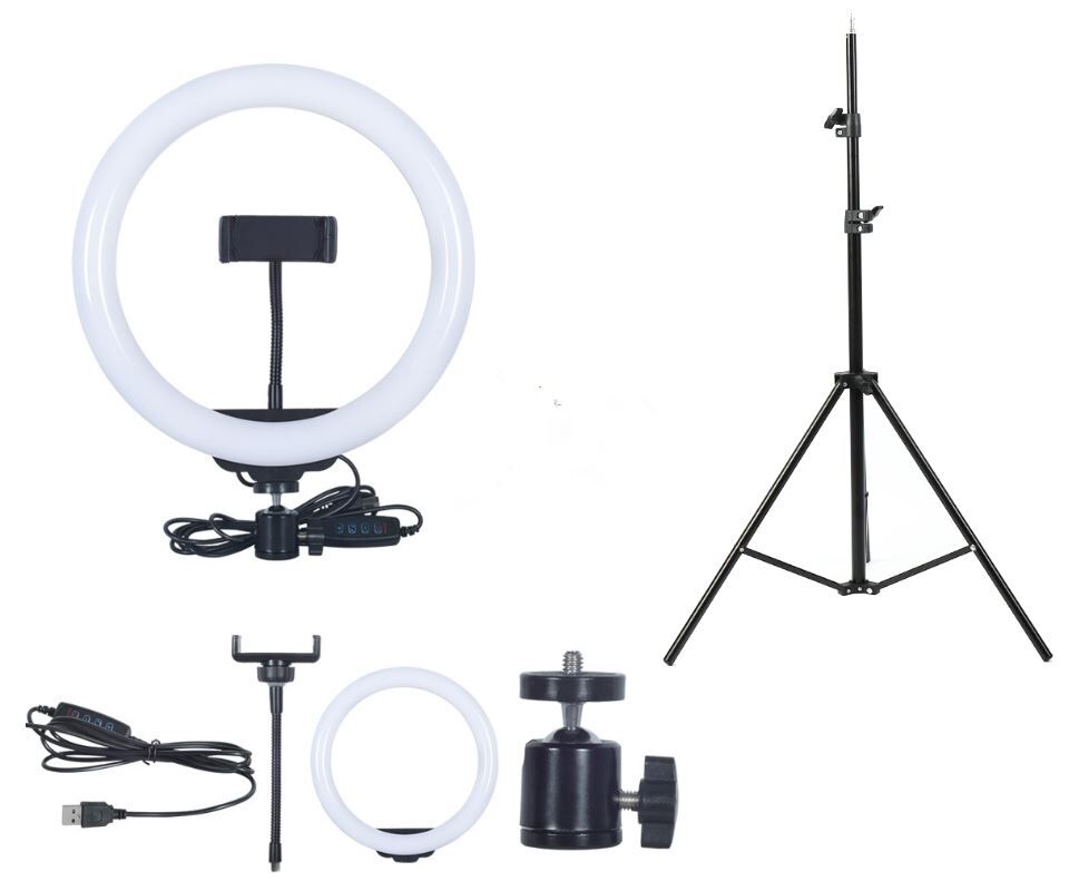 McoPlus McoPlus R10+ Lampstatief Ringlight Set