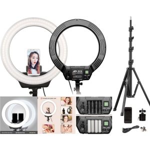 Kingjoy Kingjoy AFI R216+FL2009+BD3+LC15+accu Ringlight Set