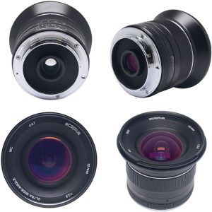 McoPlus McoPlus MCO12mm F/2,8 Micro4/3 Zwart