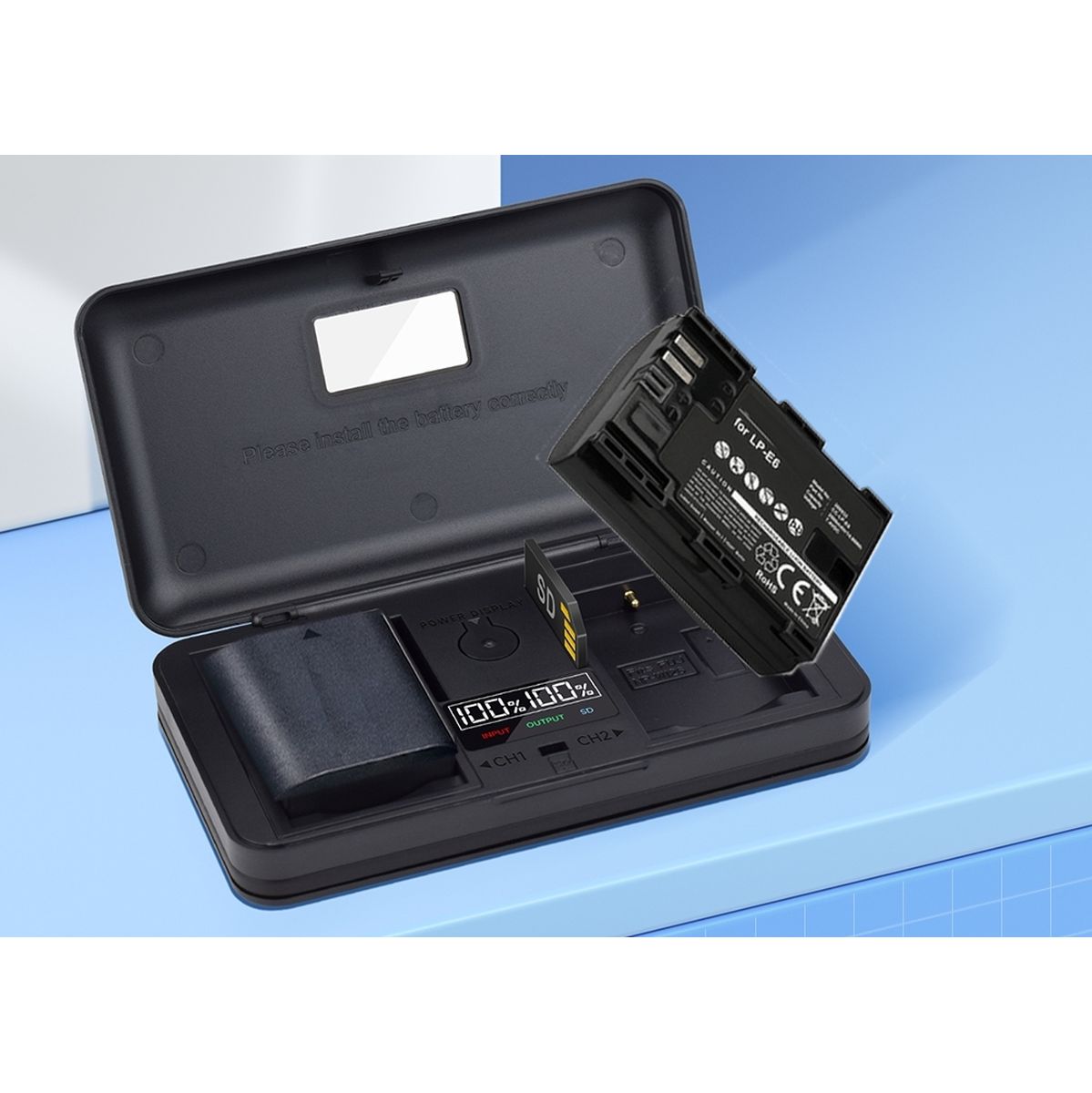 McoPlus Mcoplus Duocharger USB LP-E6NH SD