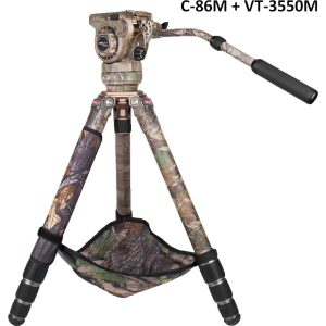 Kingjoy KingJoy C86m Carbon Tripod + VT-3550M
