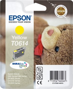 Epson Epson Inktpatroon T0614 Yellow/Geel