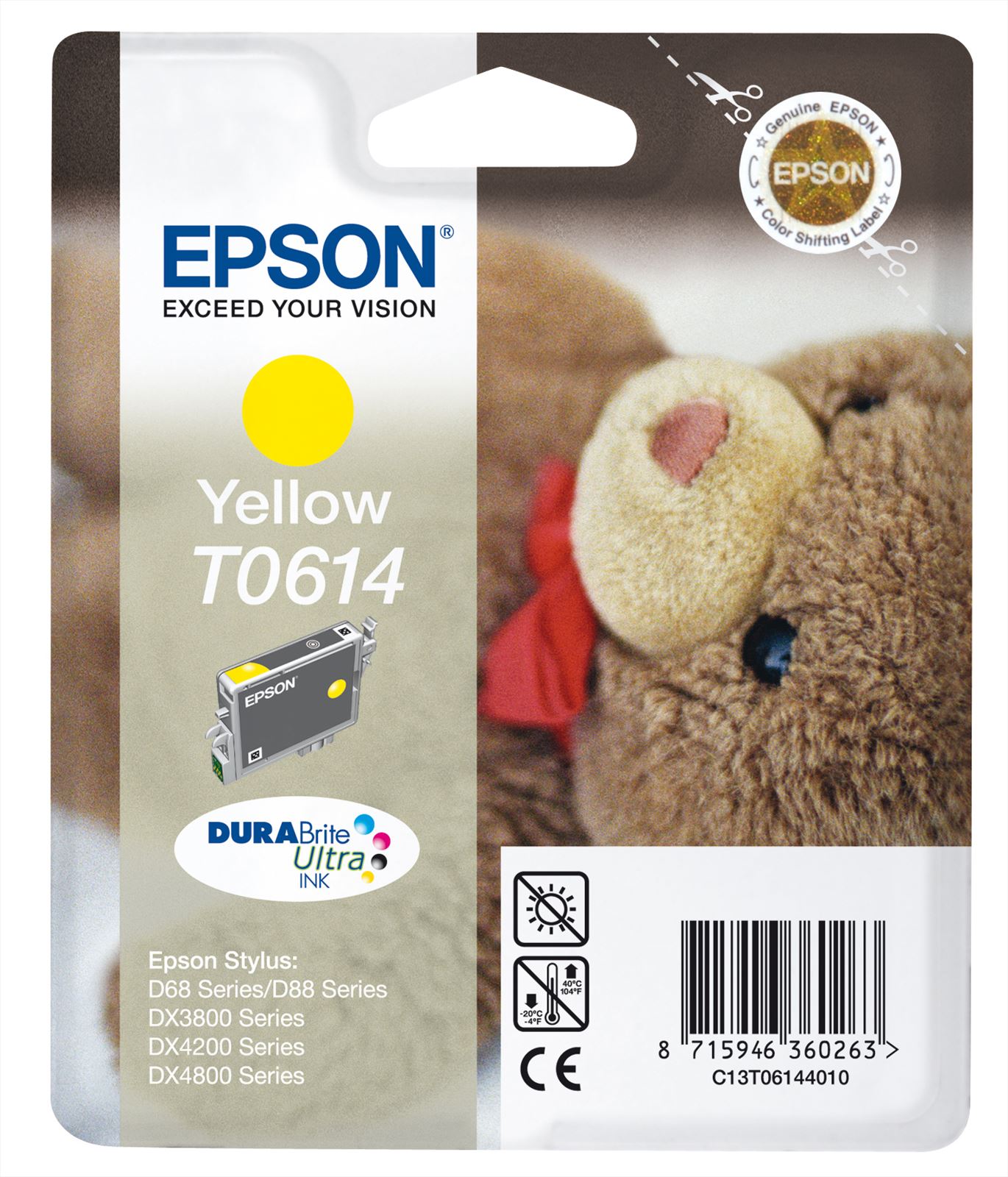 Epson Epson Inktpatroon T0614 Yellow/Geel - Image 2