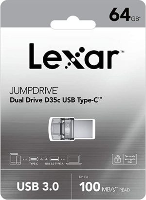 Lexar Lexar 64GB Dual Type-C and Type-A USB 3.0