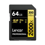 Lexar Lexar SDXC Professional UHS-II 2000x 64GB