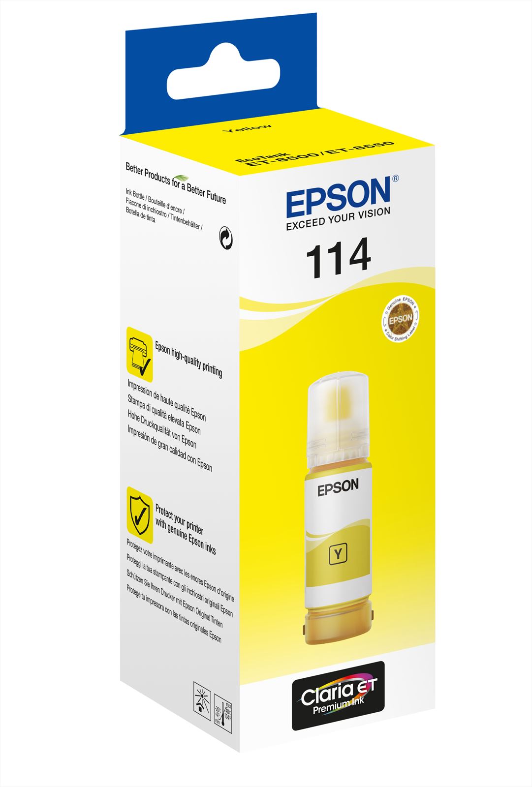 Epson Epson 114 EcoTank Yellow ink bottle - Image 2