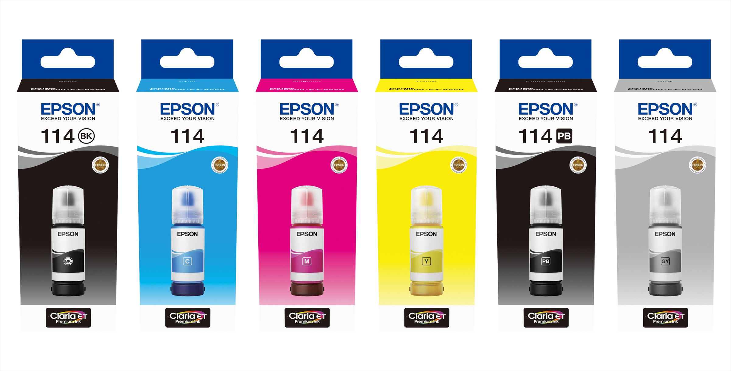 Epson Epson 114 EcoTank Cyan ink bottle - Image 3