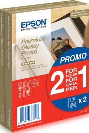 Epson Epson SO42167 Prem Glossy 10X15 Photo Paper 2X40vel