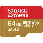 SanDisk SanDisk Extreme MicroSDXC 64GB SD Adapter Action