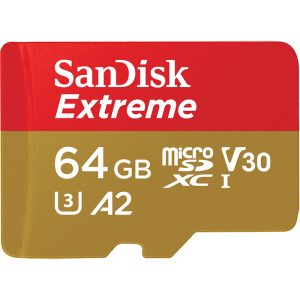 SanDisk SanDisk Extreme MicroSDXC 64GB SD Adapter Action