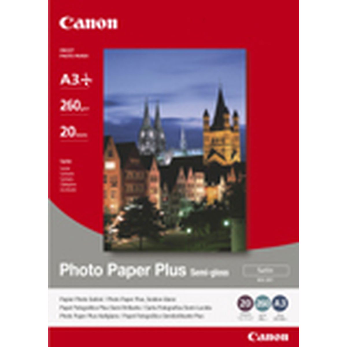 Canon Canon SG-201 Semi Glossy Photo Paper 260G/M2 A3+ 20 Sheets