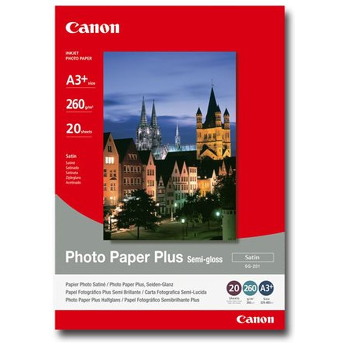 Canon Canon SG-201 Semi Glossy Photo Paper 260G/M2 A3+ 20 Sheets - Image 2