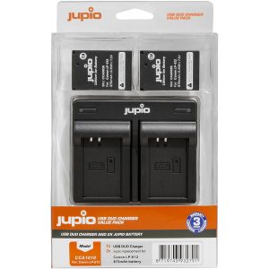 Jupio Jupio Value Pack: 2x Battery LP-E12 + USB Dual Charger