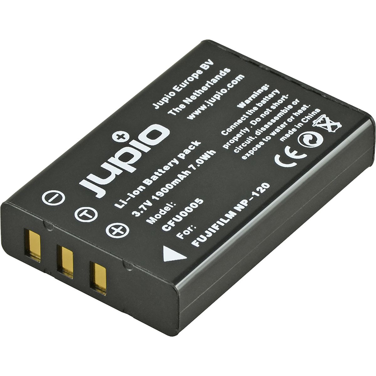 Jupio Jupio NP-120 for Fuji / DB-43 for Ricoh / D-Li7 for Pentax 1900 mAh