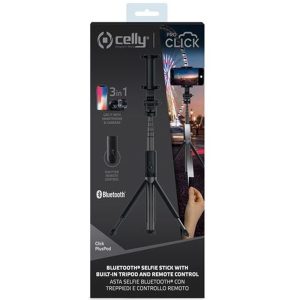 Celly Celly bluetooth selfie stick with tripod and remote