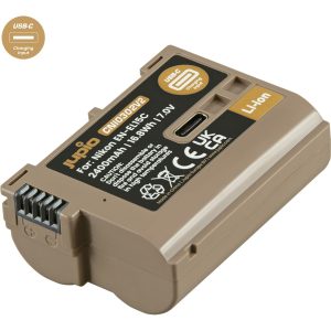 Jupio Jupio EN-EL15C *ULTRA C* (USB-C input) 2400mAh gechikt voor de D780,D850,D7500 en Z full- frame modellen