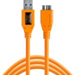 TetherTools Tethertools TetherPro USB-C 3.0 to Micro-USB, 15' (4.6m), High-Visibility Orange