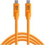 TetherTools Tethertools TetherPro USB-C to USB-C, 15' (4.6m), High-Visibility Orange