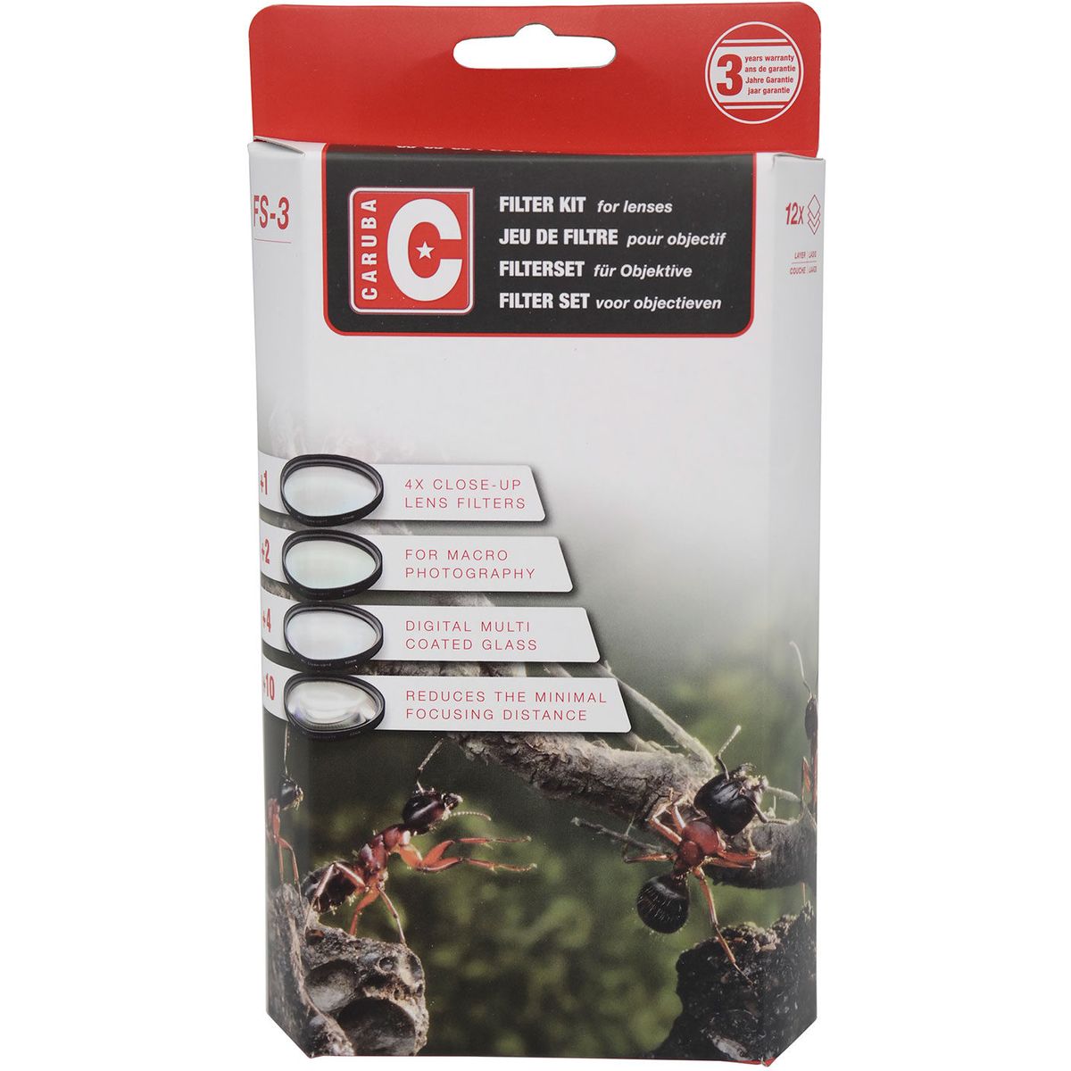 Caruba Caruba Close Up Filter Kit 58mm (+1/+2/+4/+10) - Image 3