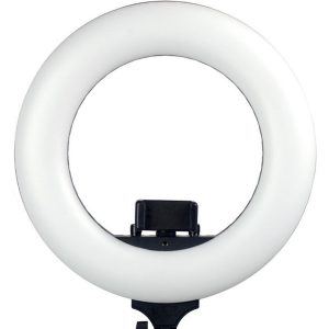 Caruba Caruba Round Vlogger 12 inch LED set met tas - Black