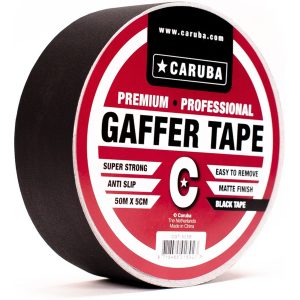 Caruba Caruba Gaffer Tape 50mtr x 5cm Zwart
