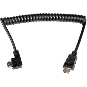 Caruba Caruba HDMI-HDMI Spring Wire Angled 45cm