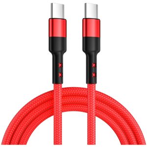 Caruba Caruba USB-C To USB-C 60W Cable 1 Meter Red