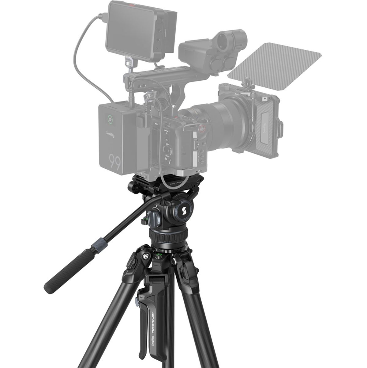 SmallRig Smallrig 4259 X Potato Videostatief Jet Tribex Hydraulic Carbon Fiber - Image 2