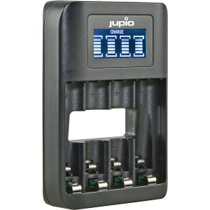 Jupio Jupio USB 4-slots Battery Fast Charger LCD