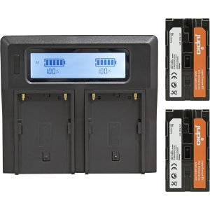 Jupio Jupio PowerLED Batterypack F970 - 2x battery (6000mah) + Duo Charger (EU/UK)