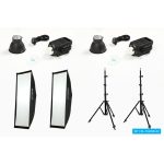 Nanlite Nanlite FS200 Bi-Colour LED Dual Kit (w/ Light Stand And ...