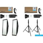 Nanlite Nanlite FS300B Bi-Colour LED Dual Kit (w/ Light Stand And...