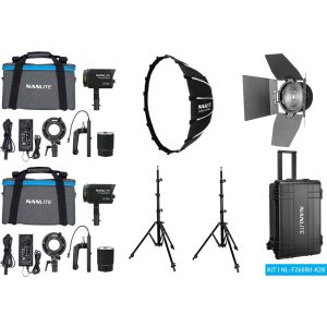 Nanlite Nanlite Forza 60B II LED Dual Kit (w/ Case Light Stand Fr...