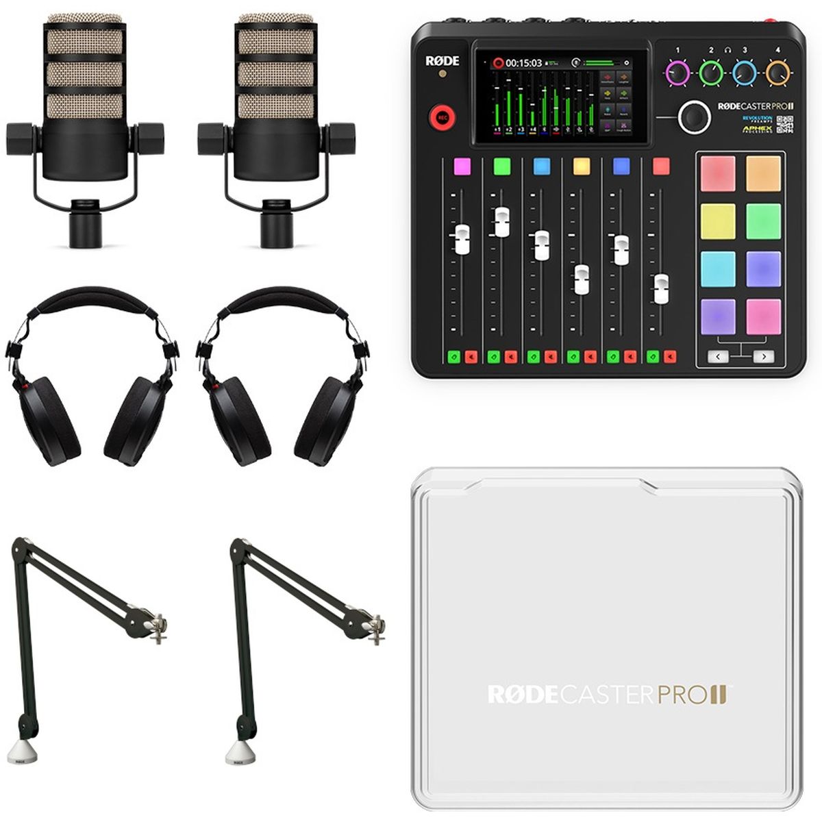 Rode Rode Rodecaster Pro II 2-PERSON Bundle